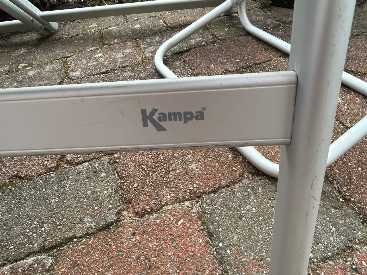 Billede 2 - 4 stk KAMPA Campingstole m/ 2 stk Fodskammel.