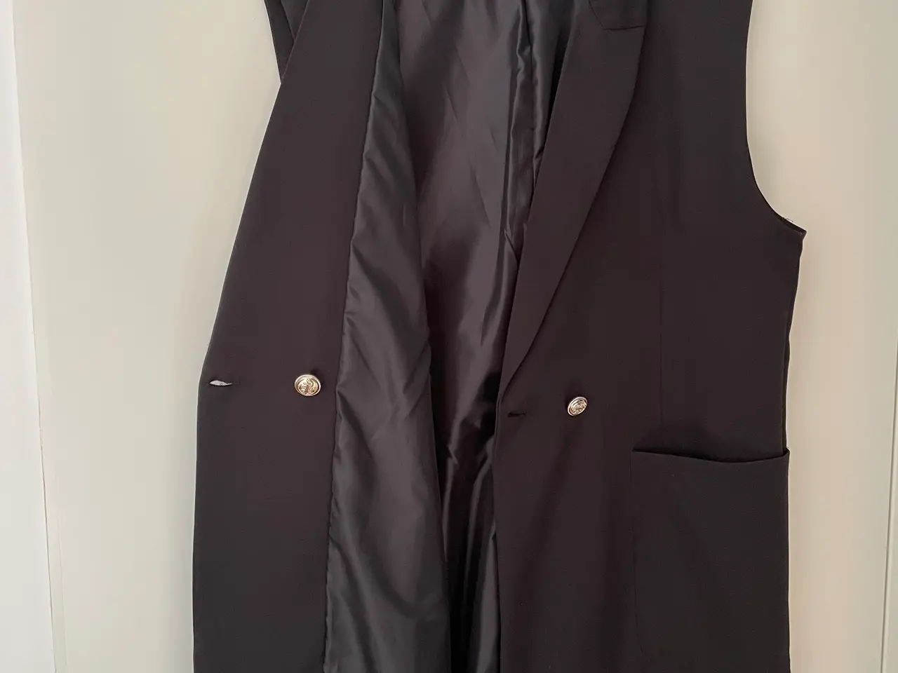 Billede 3 - Vest, dame, lang, sort