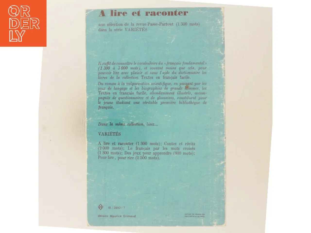 Billede 3 - A lire et raconter af Passe-Partout (Bog)