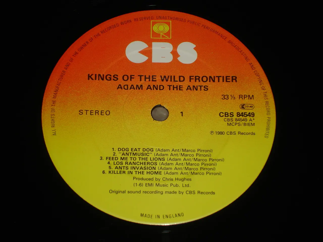 Billede 4 - Adam And The Ants – Kings Of The Wild Frontier