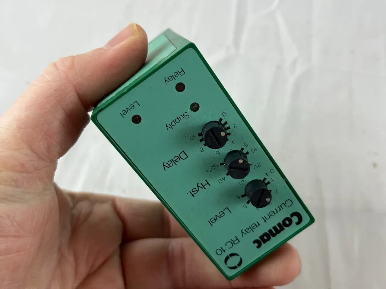 Billede 8 - Comac RC10 Current relæ 0.4-6A 230VAC Denmark Made