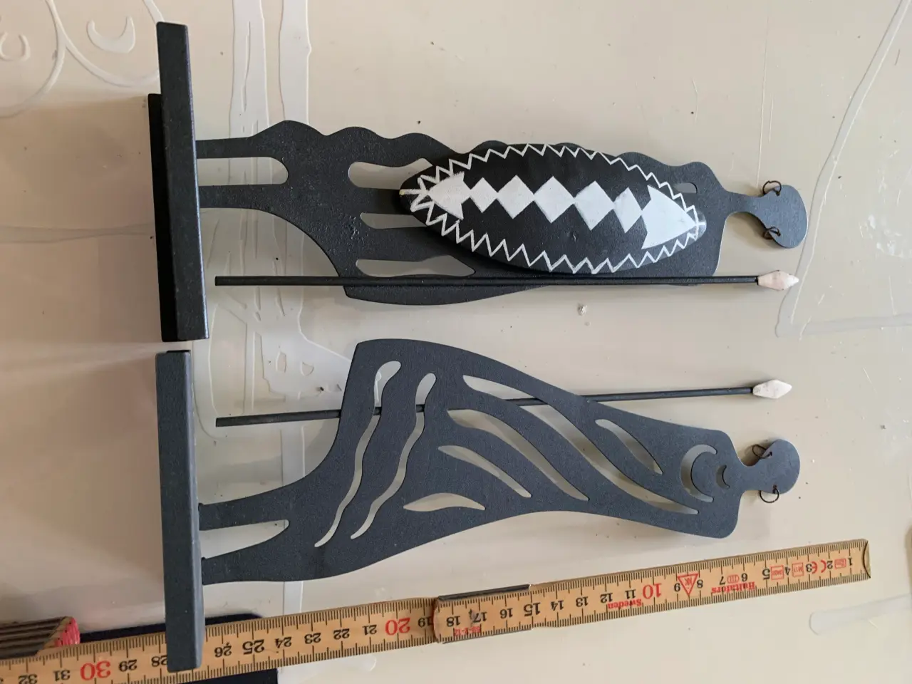 Billede 1 - Afrikanske metal figurer