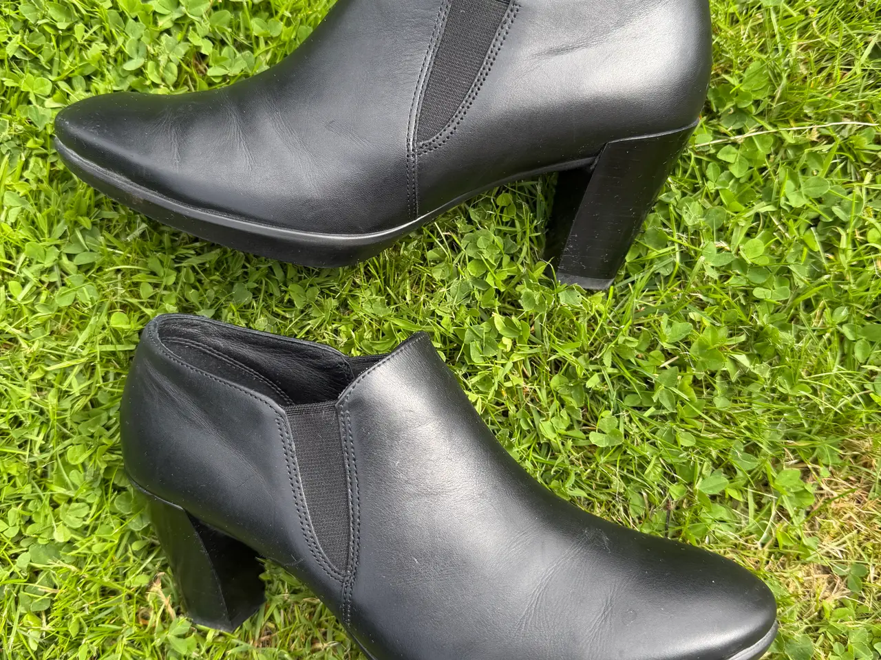 Billede 1 - Ecco pumps i sort læder