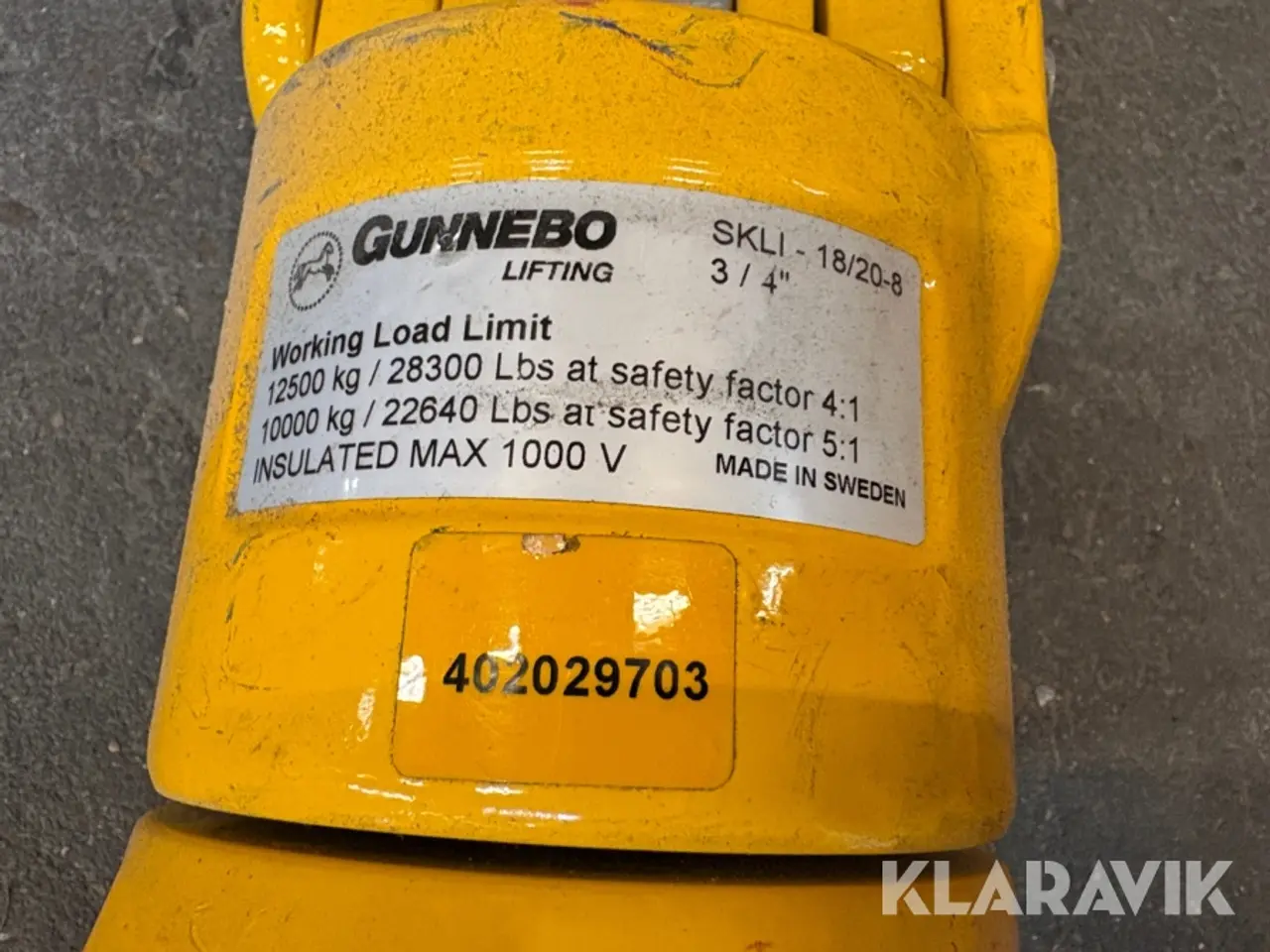 Billede 12 - Løftekroge med svirvel Gunnebo 2 styk