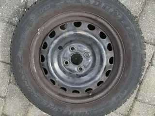 Fine Dunlop vinterdæk på stålfælge