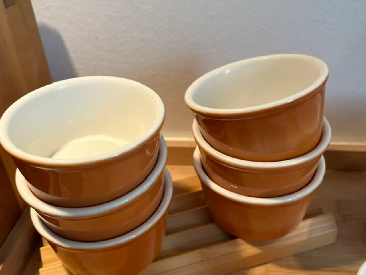 Billede 1 - 6 stk. retro Royal Copenhagen ramekiner / ovnfaste