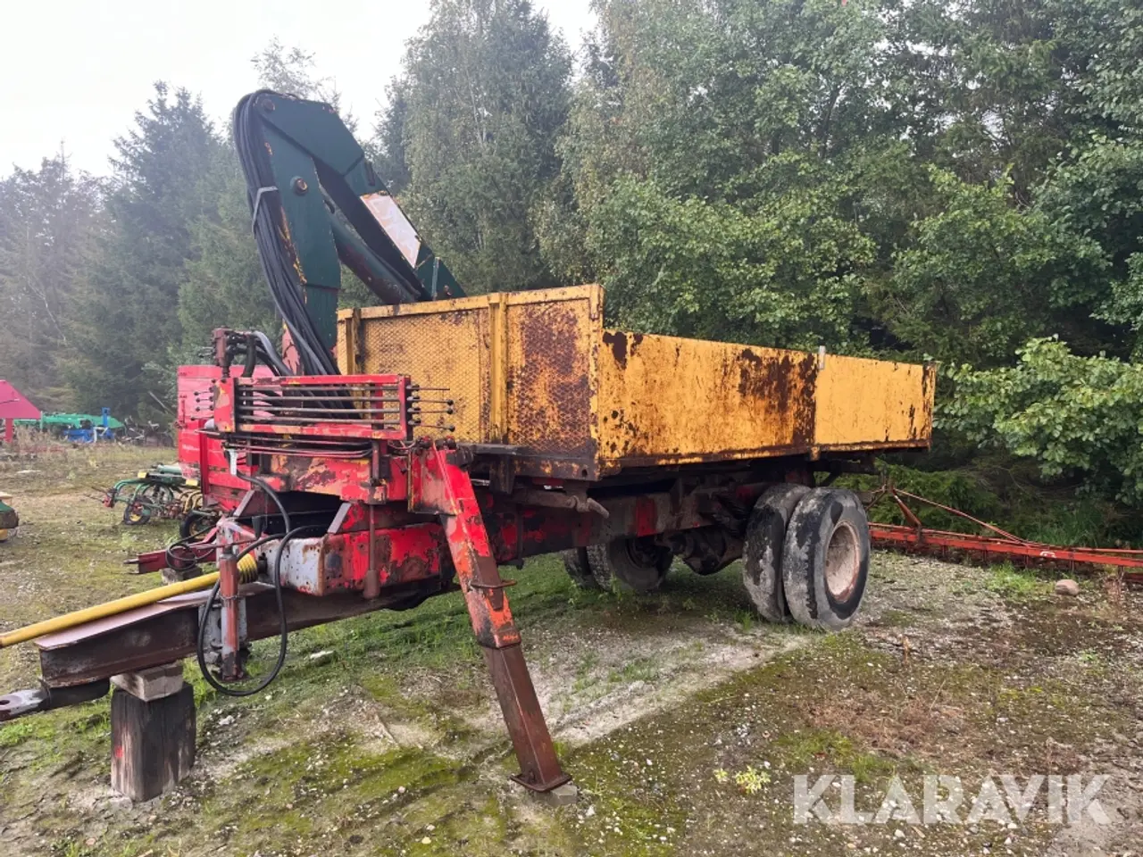 Billede 1 - Tipvogn med Kevlar kran og tang