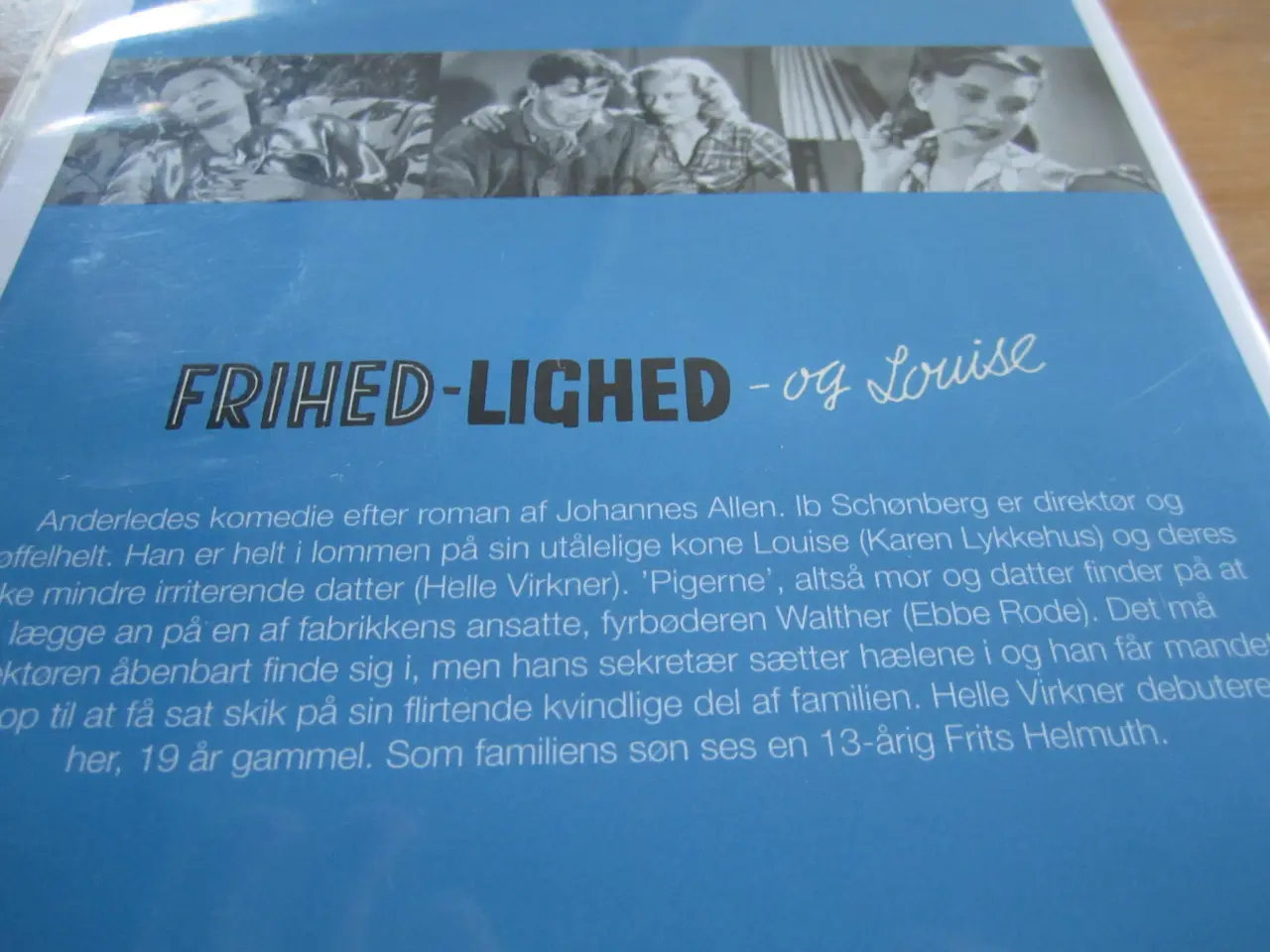 Billede 2 - FRIHED, LIGHED OG LOUISE. Dvd.