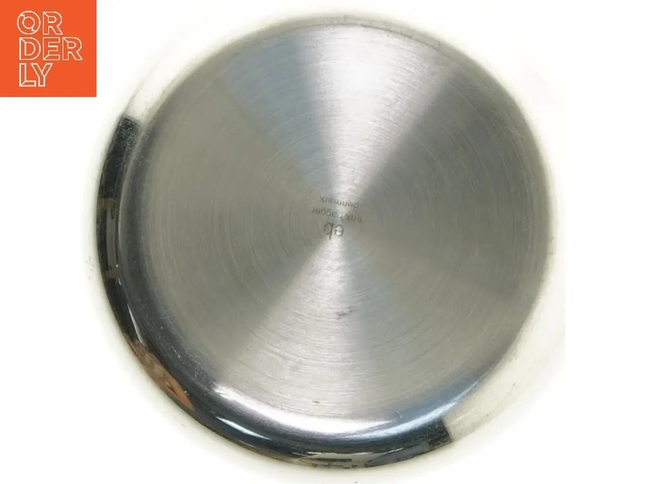 Billede 4 - Erik Bagger EB stål skål med hvid pude fra Georg Jensen (str. Ø 14,5 cm)
