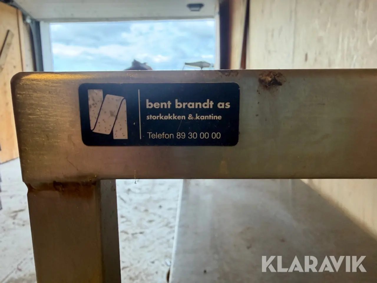 Billede 11 - Stålborde Bendt Brandt i rustfrit stål 3 Styk