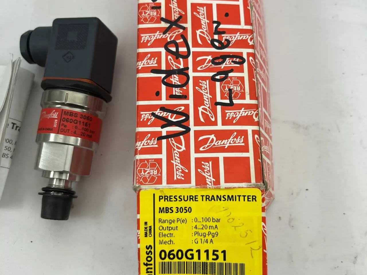 Billede 8 - Danfoss MBS 3050 Pressure Transmitter 060G1151 bar