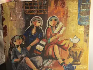 Painting on a canva
