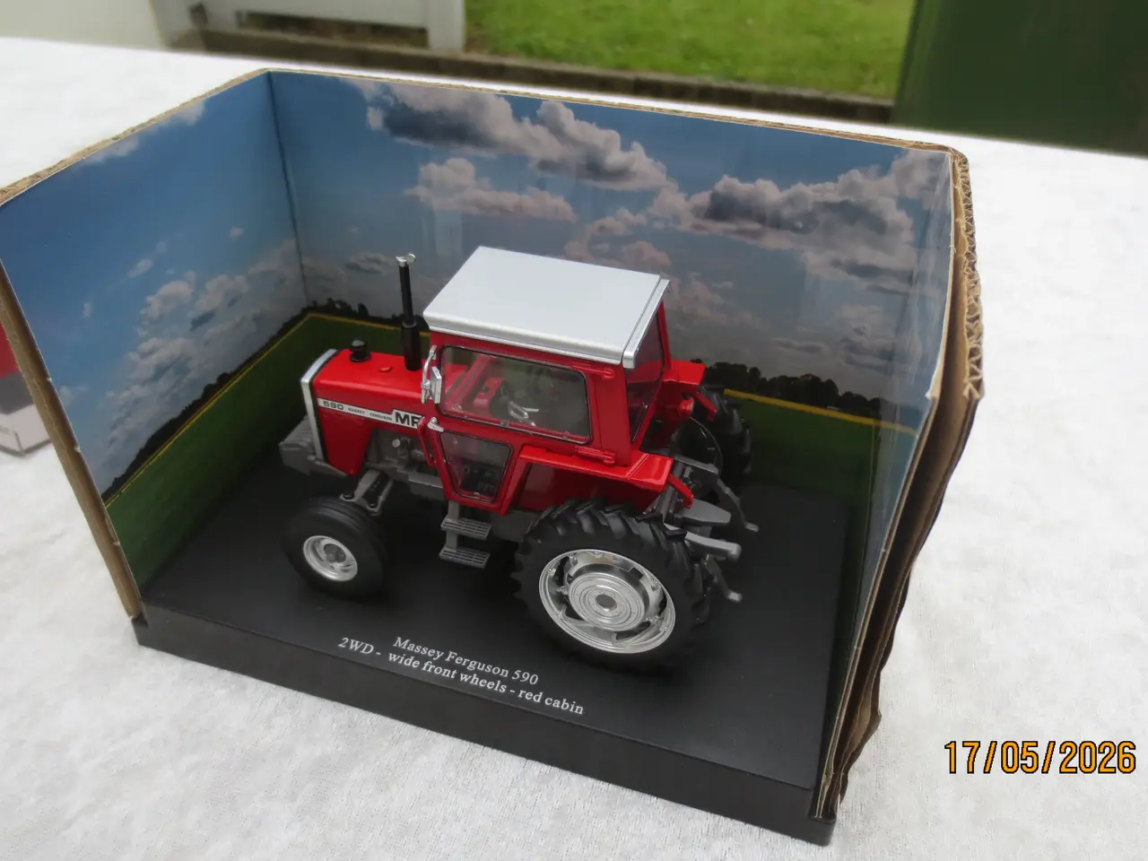 Billede 5 - 1 stk Ny Modeltraktor Massey Ferguson 590