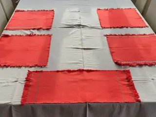 Jule dækkeservietter 5 stk. Vintage