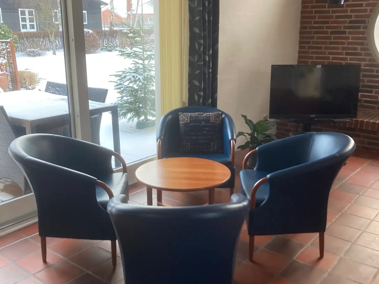 Billede 1 - longe stole blå 4 Stk.