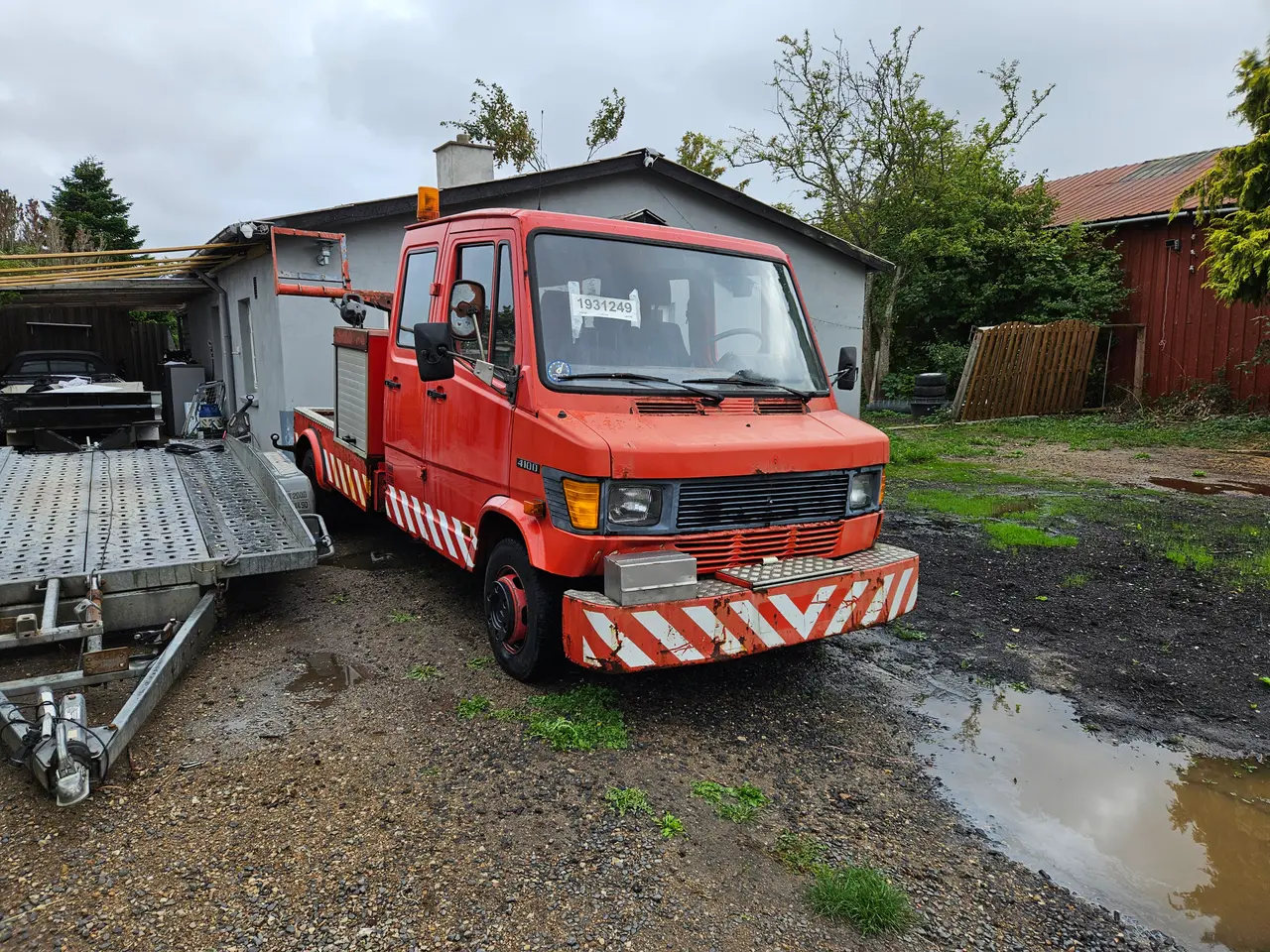 Billede 2 - gril vogn mercdes 410d tow turck med wheelslifter
