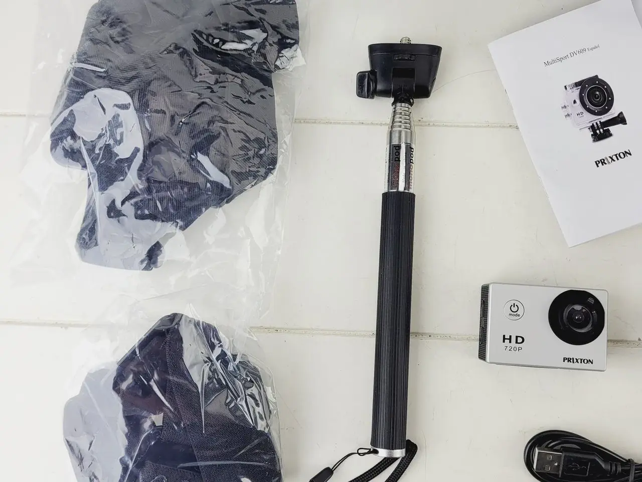 Billede 4 - ⭐️- Prixton DV609 Multisport Videokamera + 13-delt