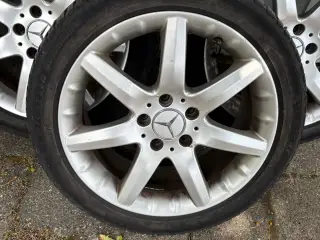 17” originale Mercedes fælge med helårsdæk