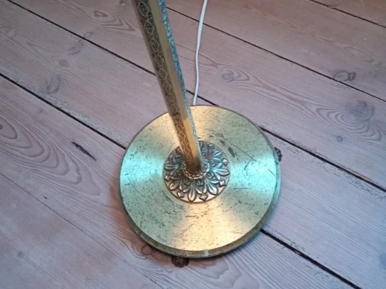 Billede 3 - Standerlampe i Messing