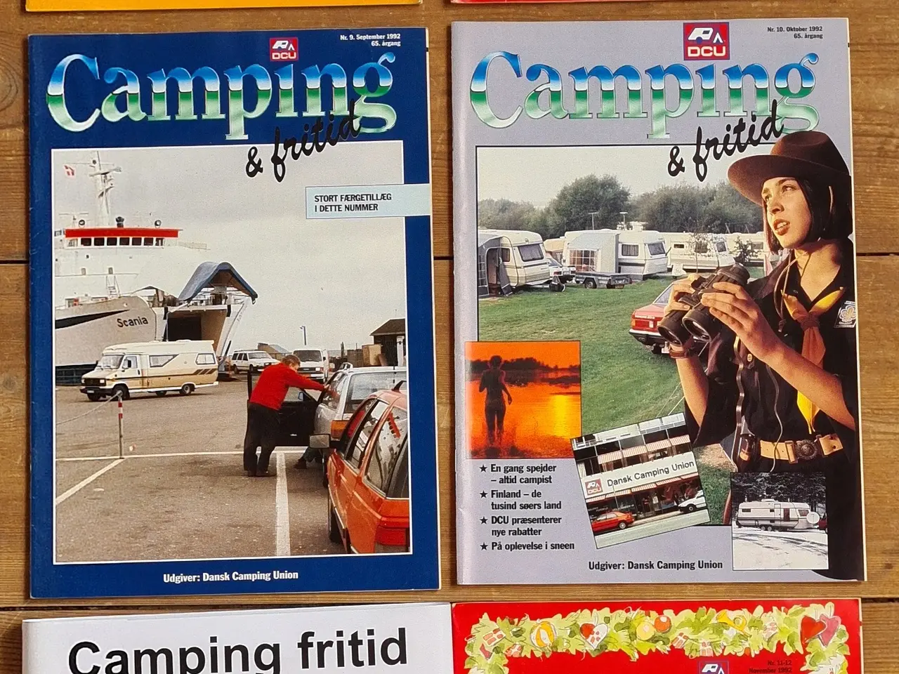 Billede 2 - Camping & Fritid magasiner 1992 sæt med 10 blade