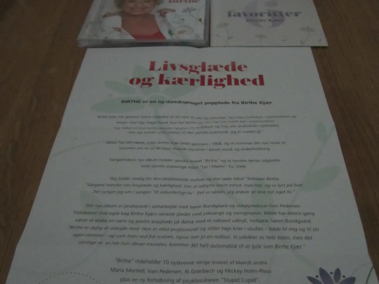 Billede 4 - BYD. BIRTHE. Plakat + Cd.
