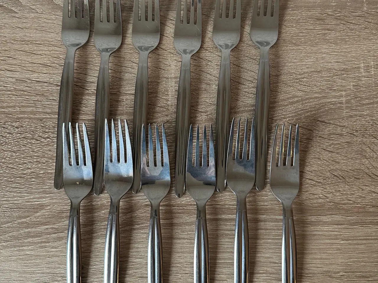 Billede 1 - 12 stk spise gafler 