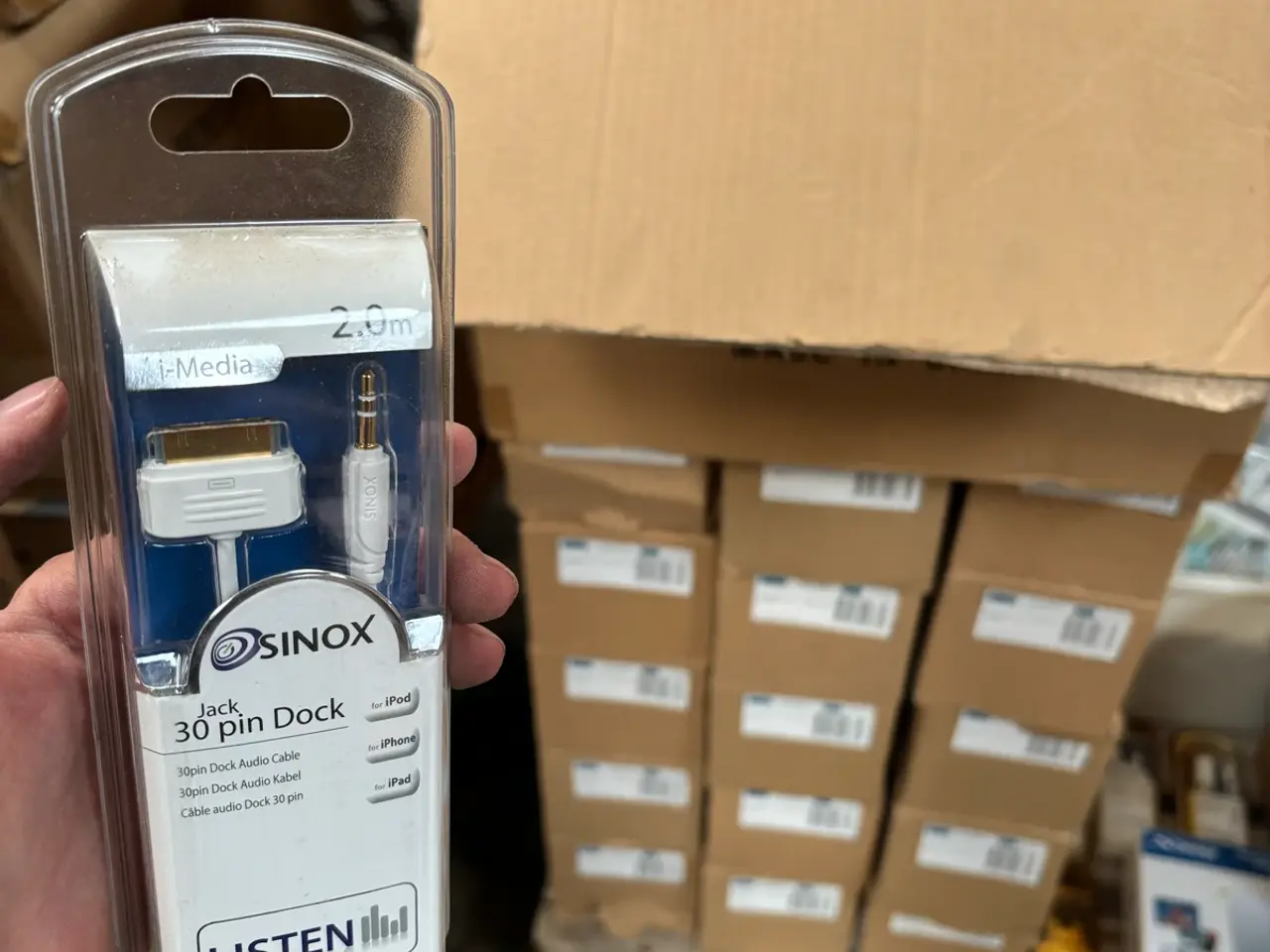 Billede 1 - Parti: 500 stk Sinox Jack til 30-pin kabler