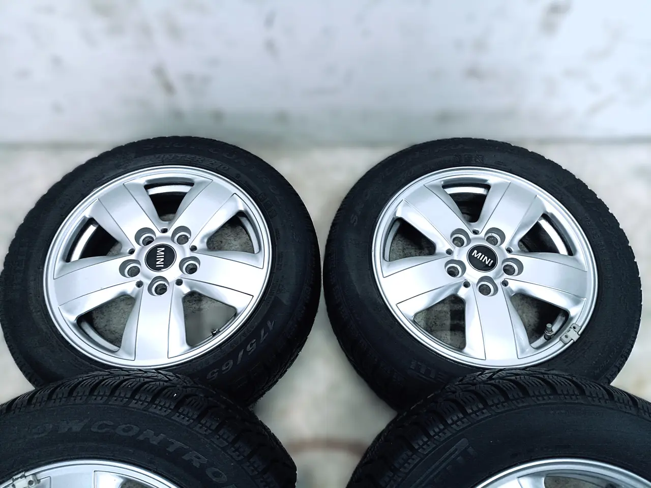 Billede 4 - 5x112 15" ET46 nav 66,6ø MINI vintersæt inkl.TPMS