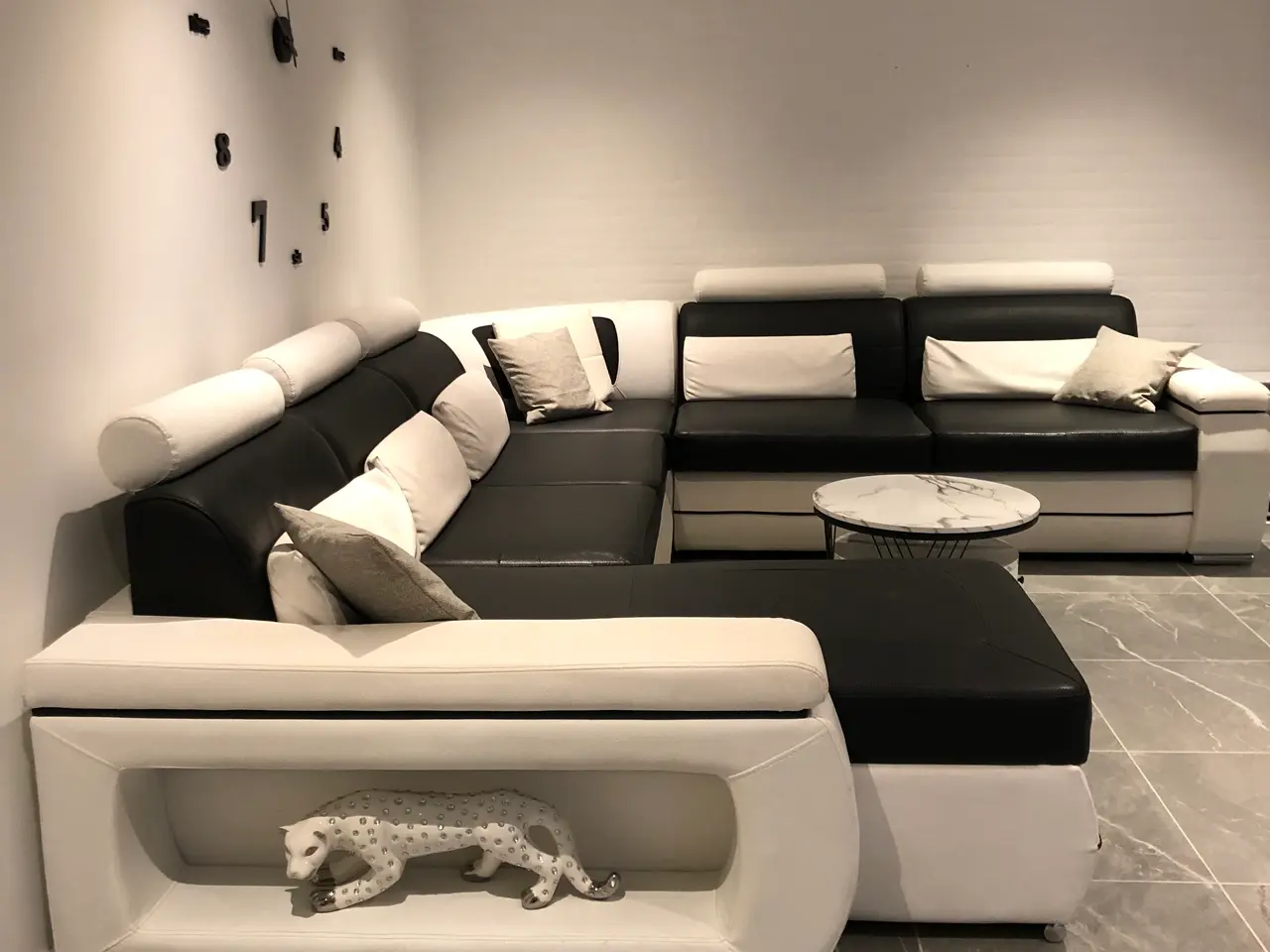 Billede 2 - Lækker læder U-sofa