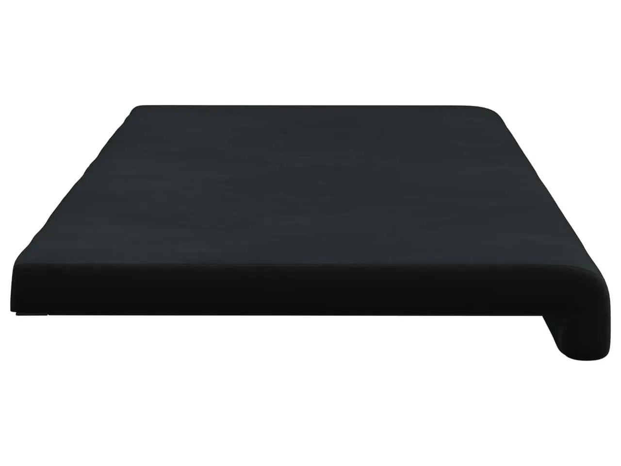 Billede 6 - Bænkpude i velour sort 110 x 38 x 6,5 cm til bænk, dybde 35 cm