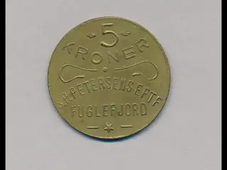 5 kr. s.p. petersen