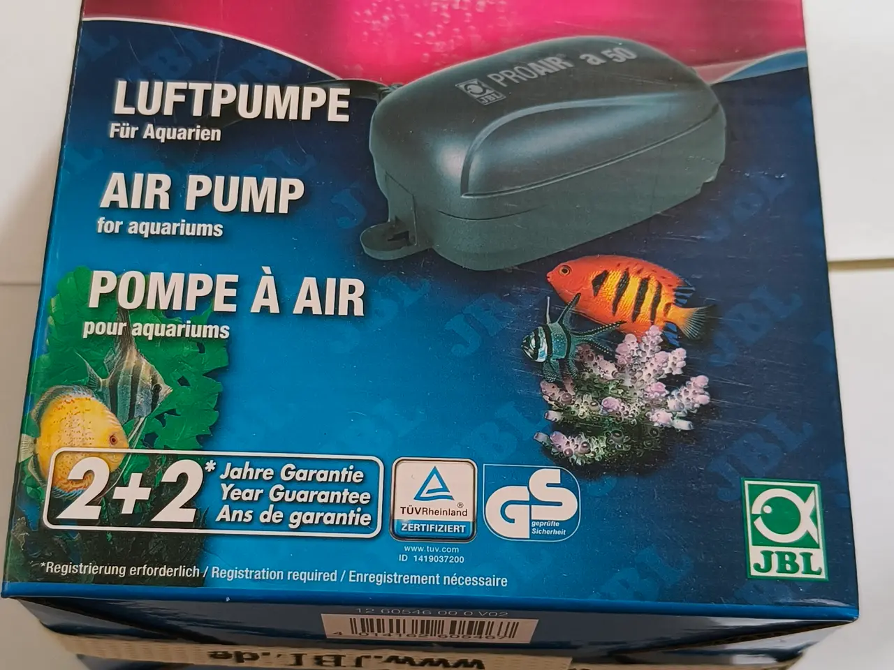 Billede 1 - jbl pro air a50 luftpumpe