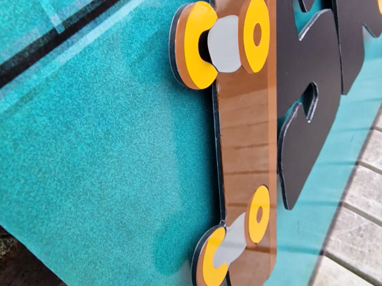 Billede 3 - Skateboard relief SK8 