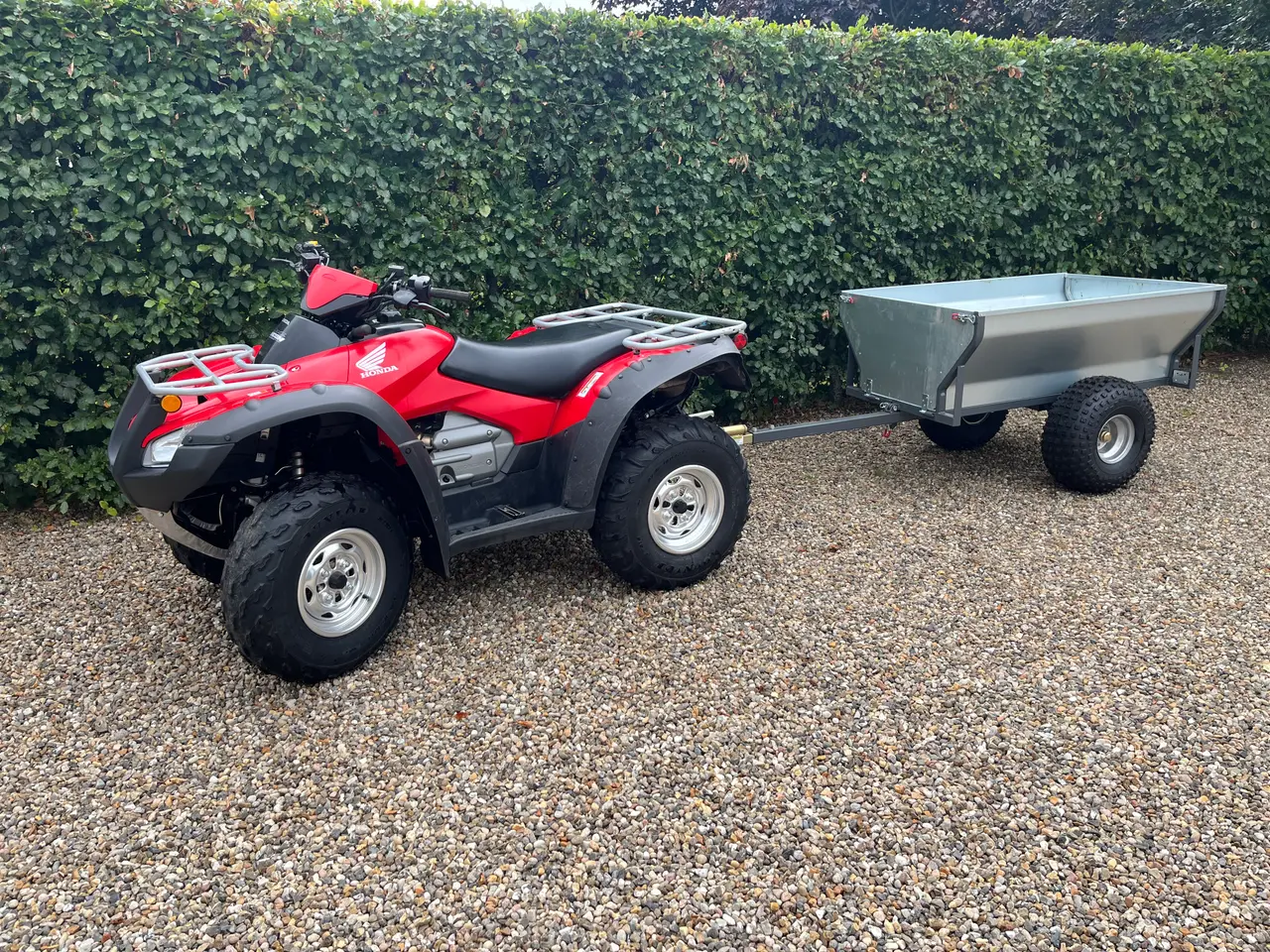 Billede 7 - Honda TRX680 Rincon med skovtrailer