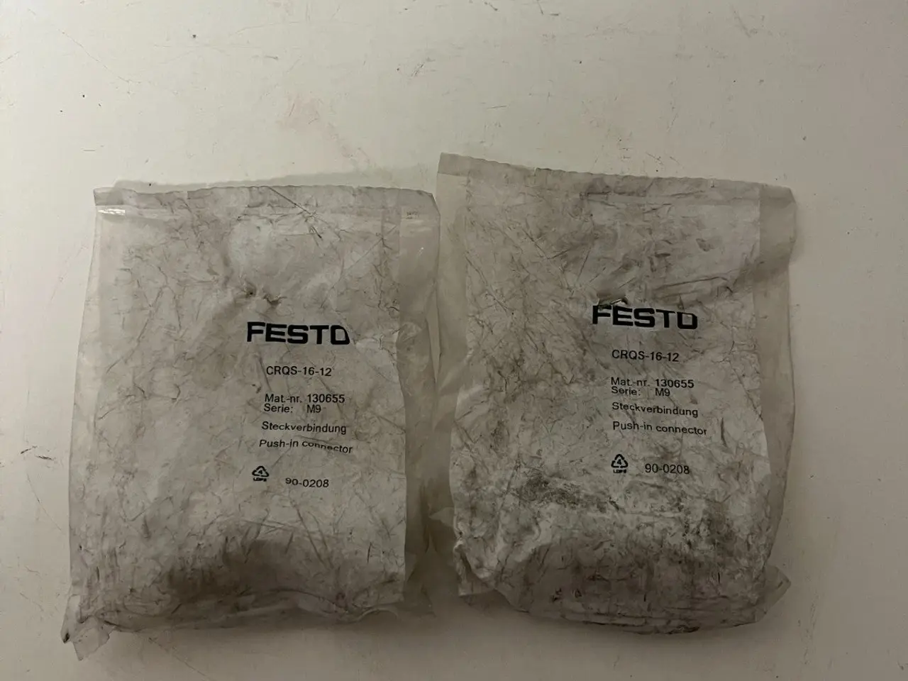 Billede 2 - Festo CRQS-16-12 130655 Push-In stik Pneumatic 2x