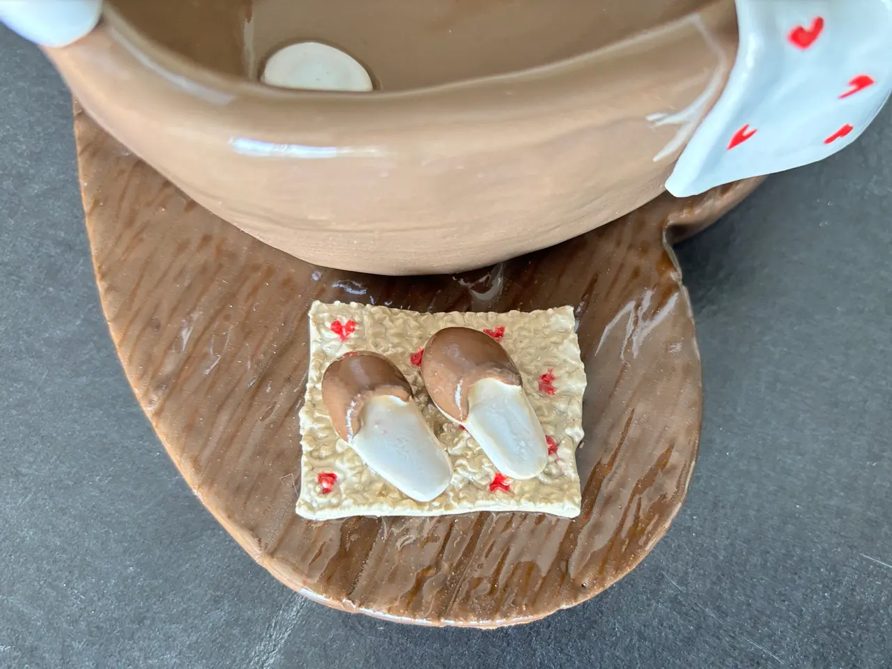 Billede 4 - Badekar med pynt og fod i keramik.