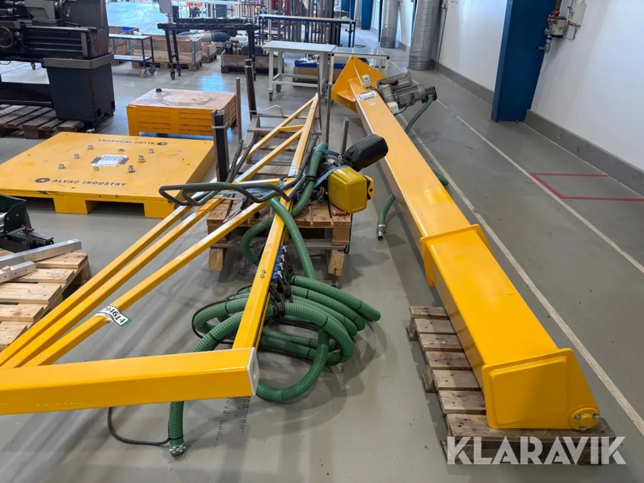 Billede 5 - Svingkran Alvac Søjlesvingkran med platform