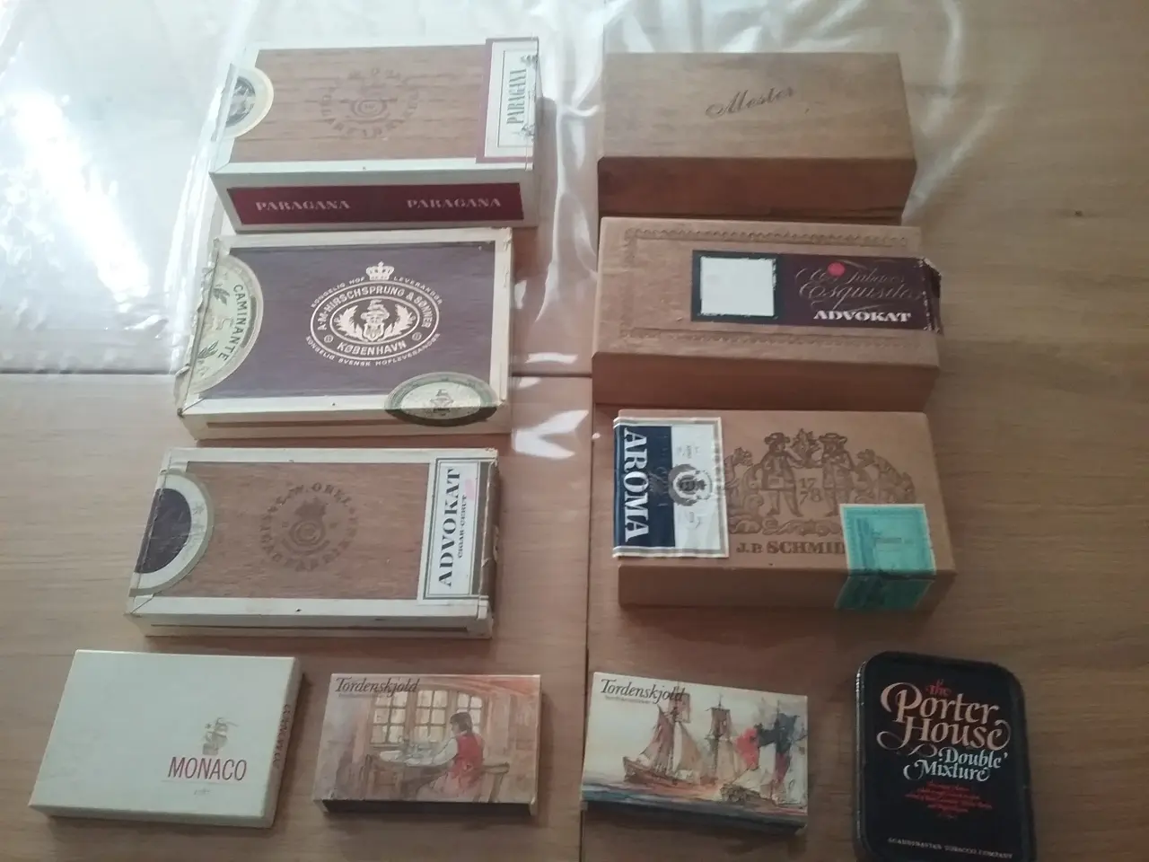 Billede 1 - Gamle cigaræsker  m.m.