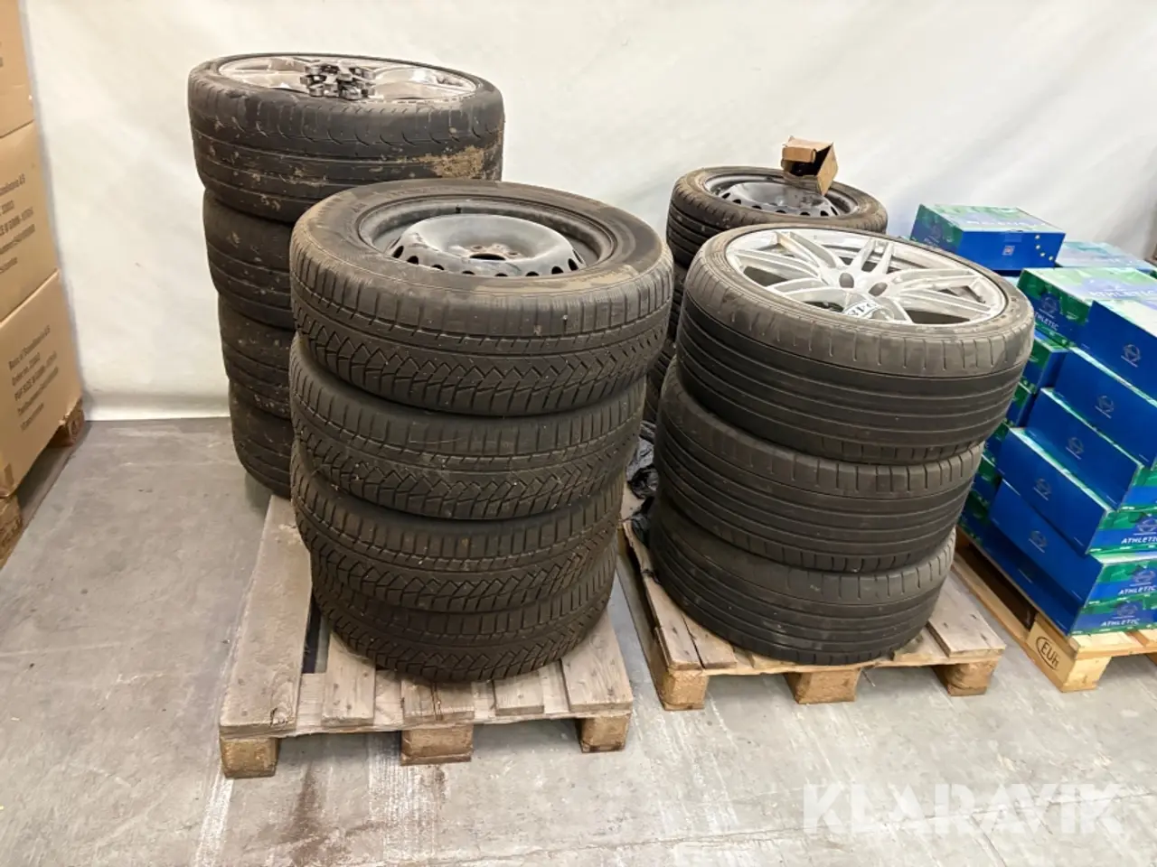 Billede 3 - Dæk på fælge Dunlop, Continental, Firelli 19 styk