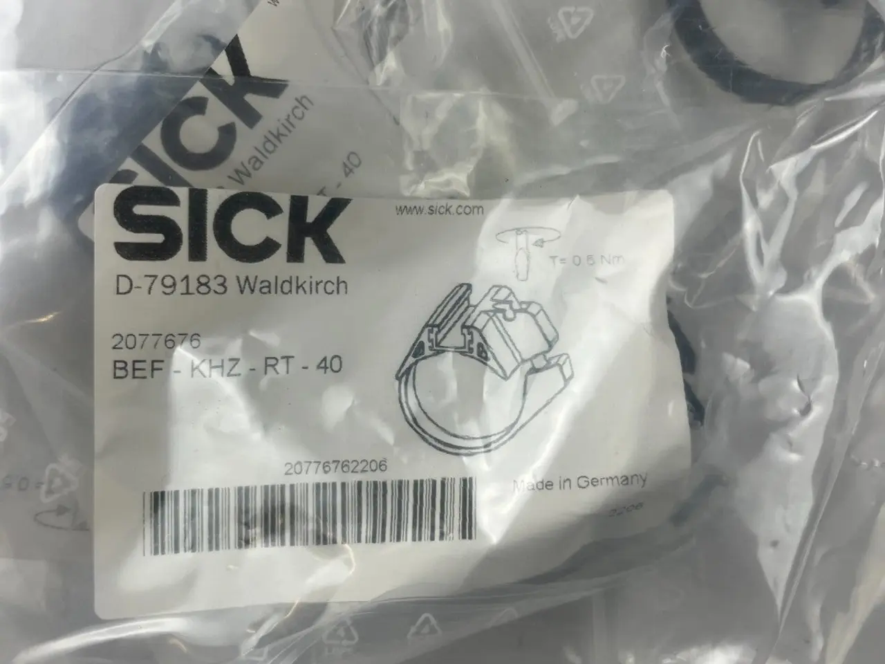 Billede 1 - parti 5× SICK BEF‑KHZ‑RT‑40 Cylinder Sensor 40 mm
