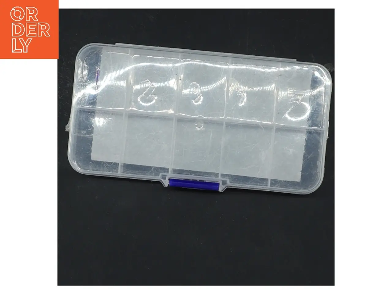 Billede 4 - Plastic opbevaringsboks (str. 13x7 cm)