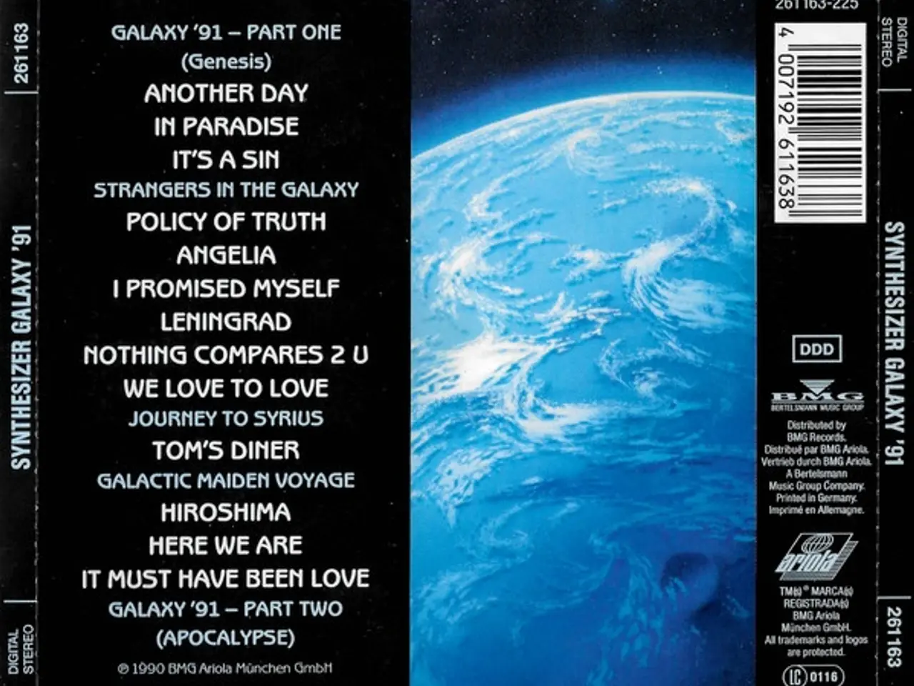 Billede 2 - Desaster Area* – Synthesizer Galaxy '91 – CD