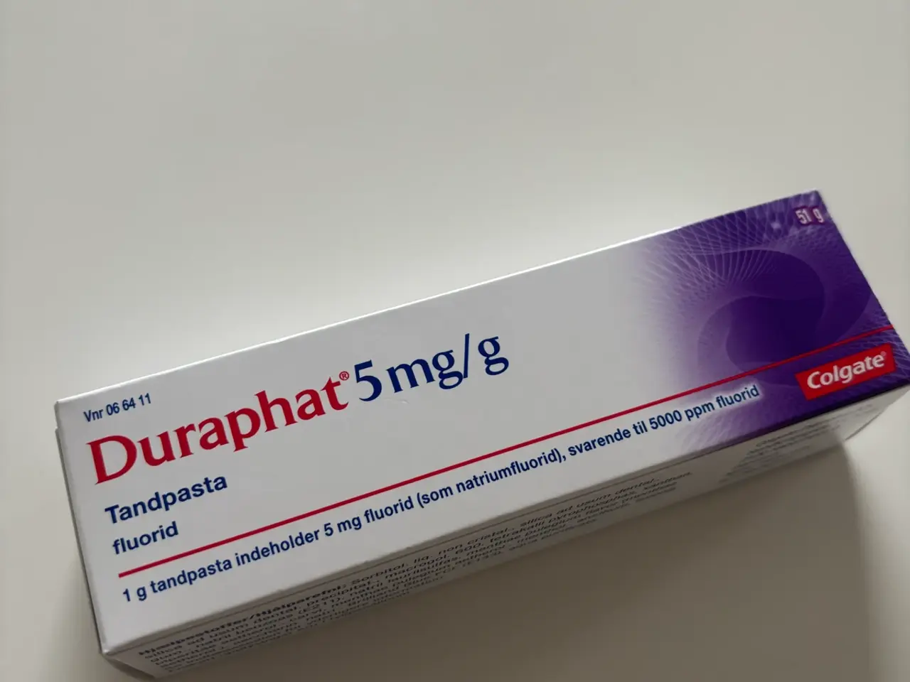 Billede 1 - Duraphat tandpasta udløb 10/2028
