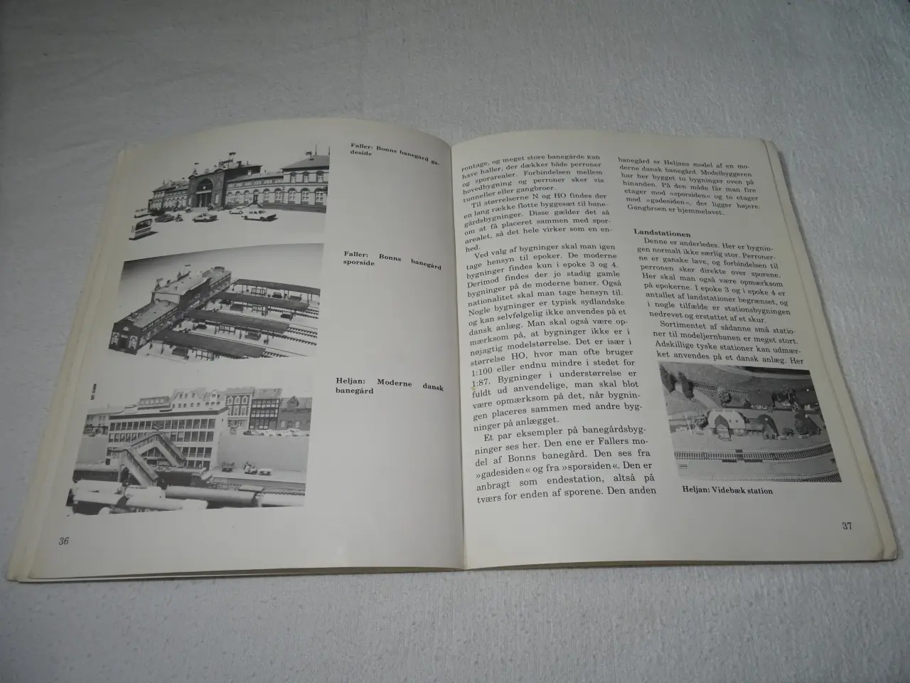 Billede 4 - Model Jernbaner opbygning mv