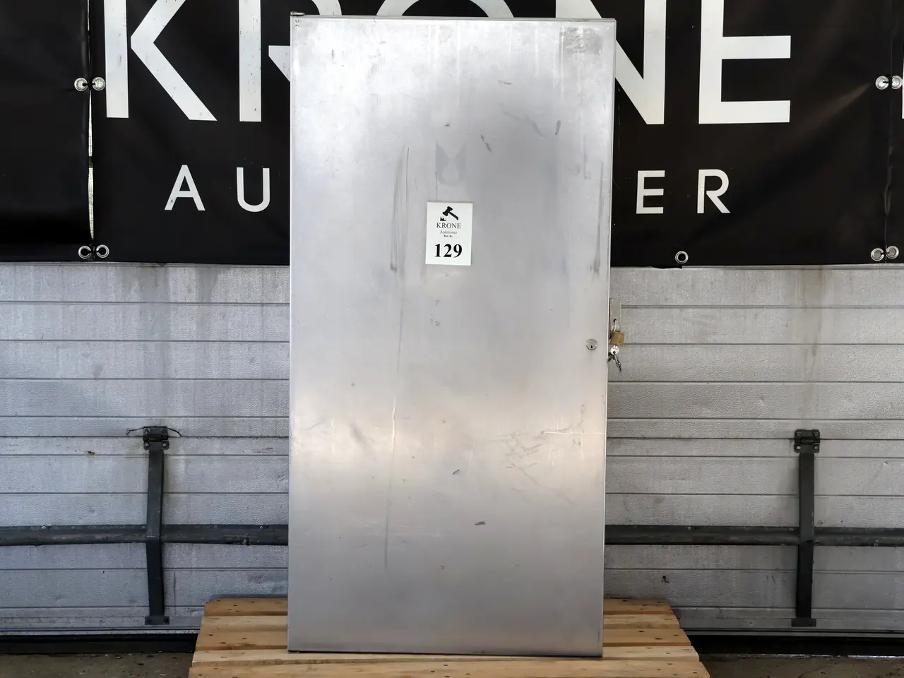 Billede 1 - Stort rustfritstål knivskab m/magnetskinner