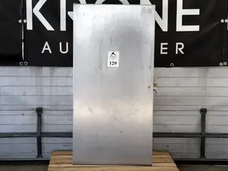  Stort rustfritstål knivskab m/magnetskinner