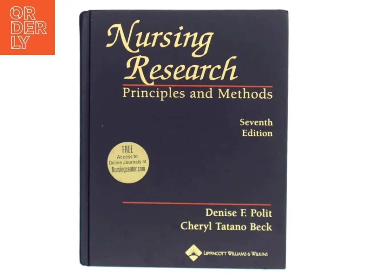 Billede 1 - 'Nursing research: Principles and methods' af Denise F. Polit (bog)