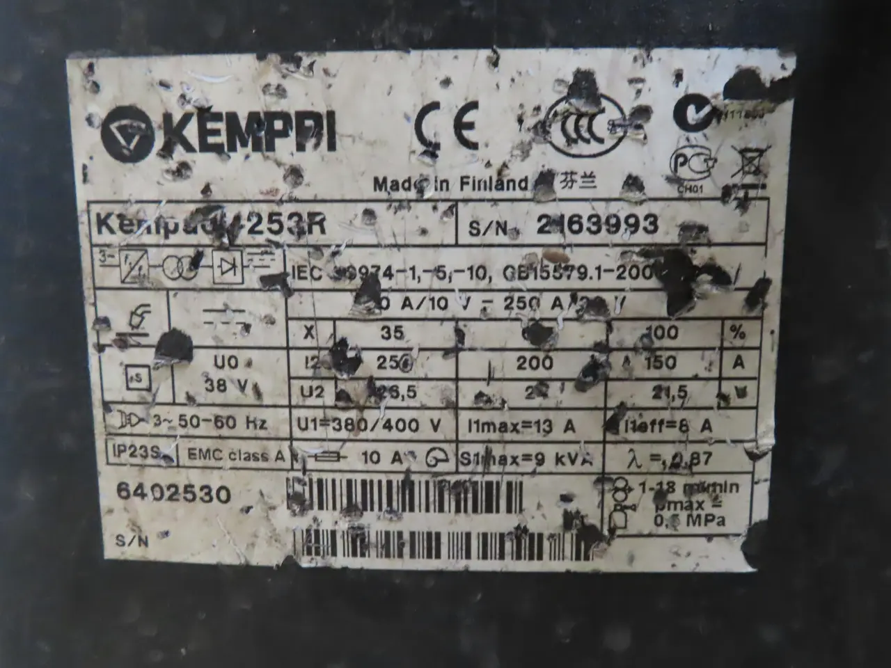 Billede 13 - Svejser KEMPPI KEMPACT 253 R
