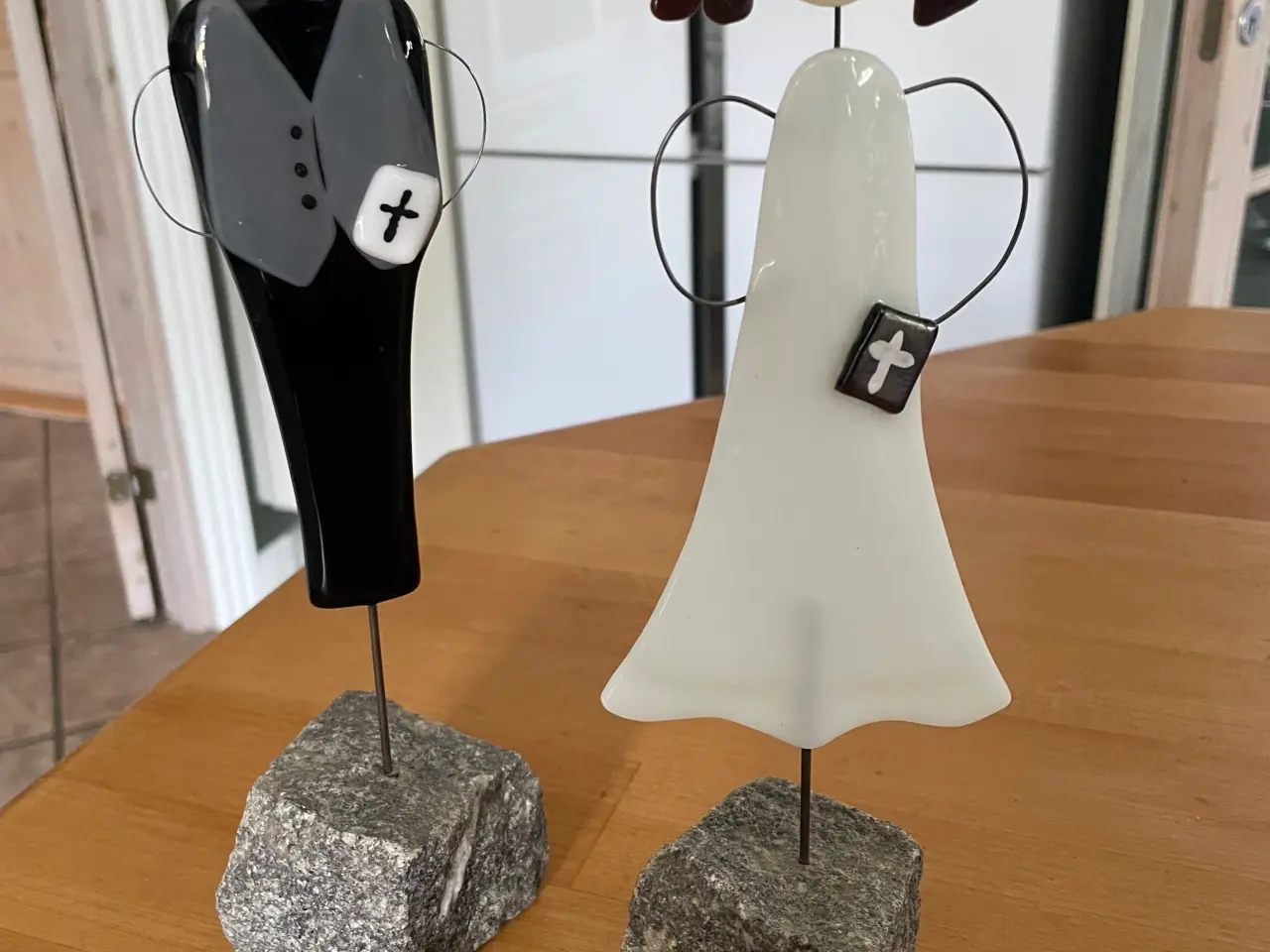 Billede 1 - Konfirmationsgave glas figur