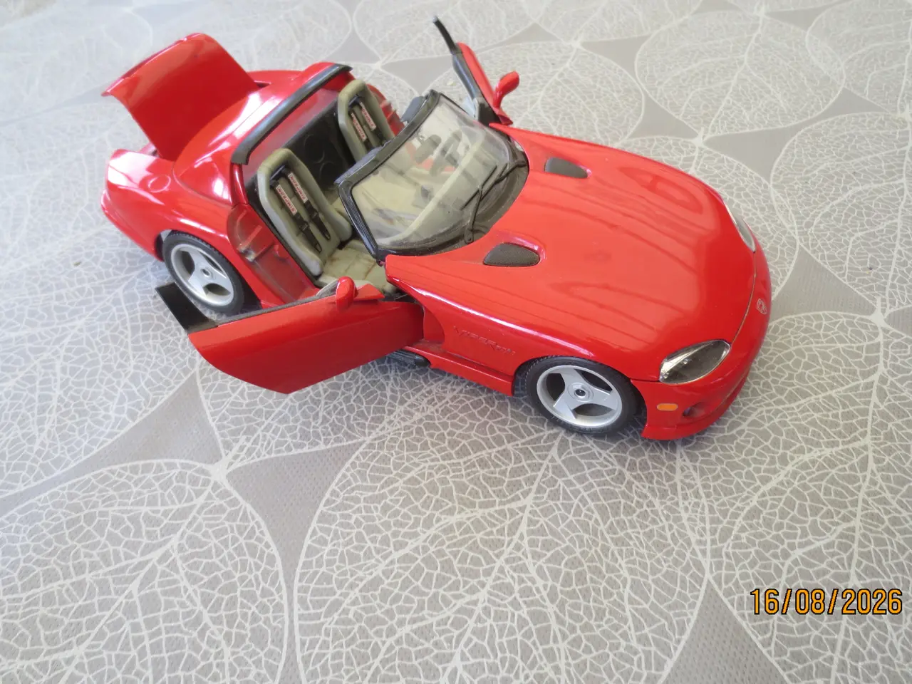 Billede 8 - 3 stk Modelbiler Corvette -Dogde - Bugatti